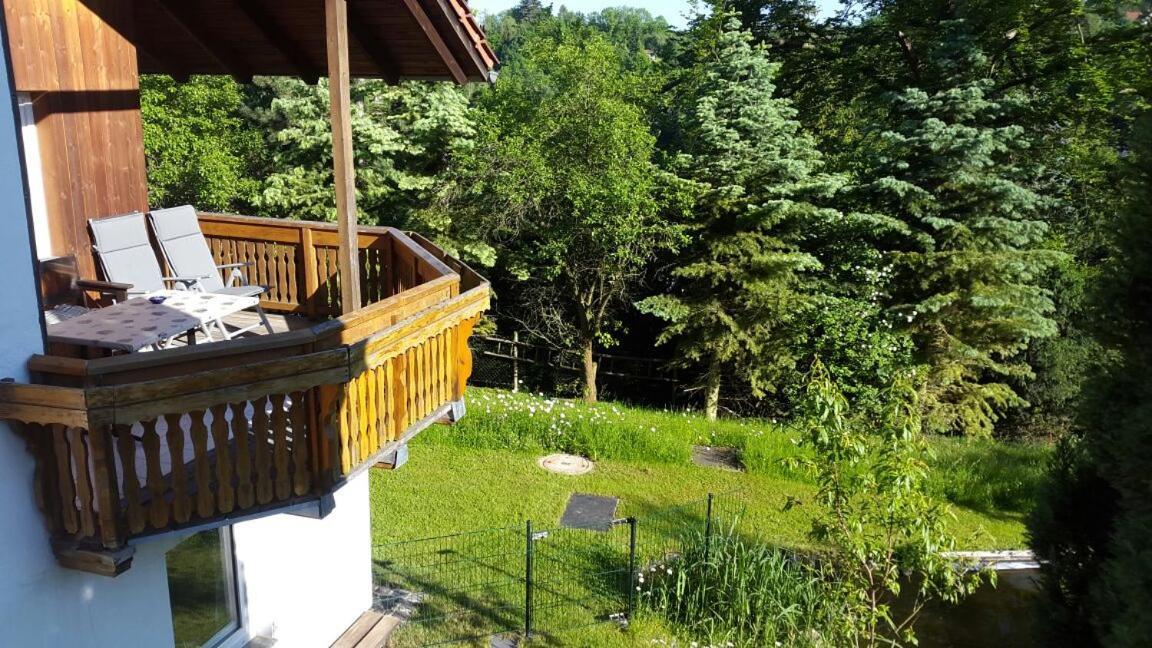 Ferienhaus "Am Schleifenbach" Saalfeld Saale Exteriör bild