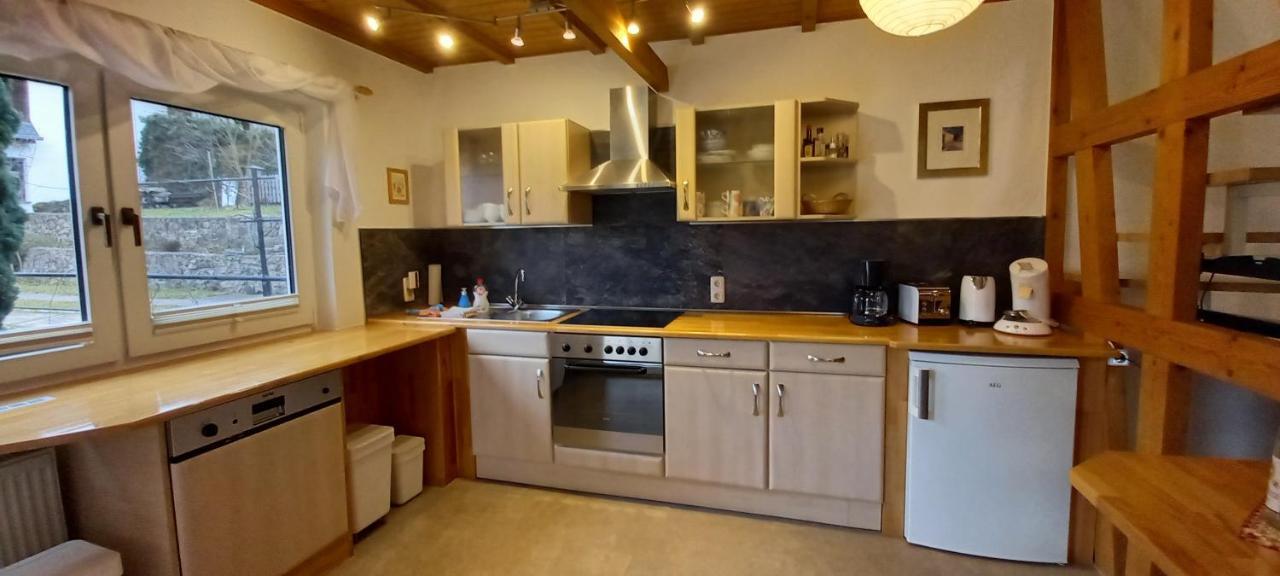Ferienhaus "Am Schleifenbach" Saalfeld Saale Exteriör bild