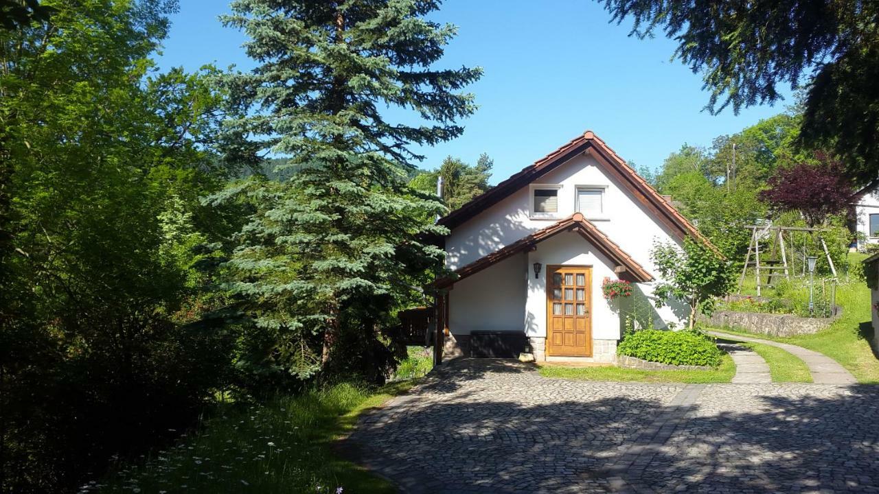 Ferienhaus "Am Schleifenbach" Saalfeld Saale Exteriör bild